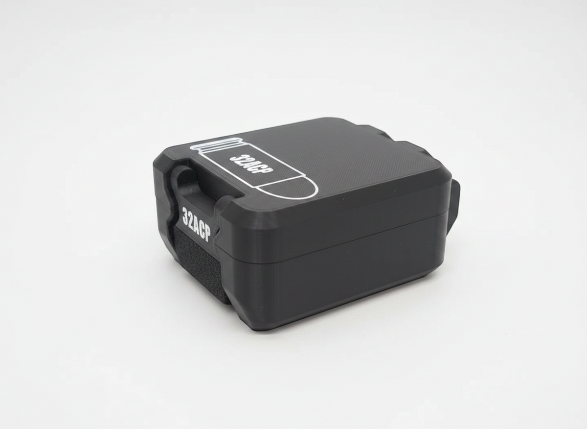 Filamelt Munitionsbox / 32 ACP / 'Klappdeckel' / Patronenbox, Ammo Box - 3D-Druck aus dem Westerwald