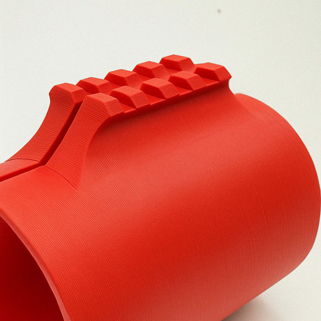 AEA HP Max (MKII) Bottle Clamp - Model 02 "minimalistisch" (Bipod Mount, Zweibein, Zweibeinmontage, BinTac T9) - 3D-Druck aus dem Westerwald