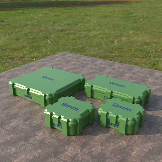 Filamelt Munitionsbox / Ammo Box 9x19mm Para / Luger – Patronenbox ‘Klappdeckel’ – 20 / 25 / 50 / 100 Runden