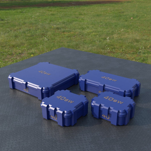 Filamelt Munitionsbox / Ammo Box .40 S&W – Patronenbox ‘Klappdeckel’ – 20 / 25 / 50 / 100 Runden