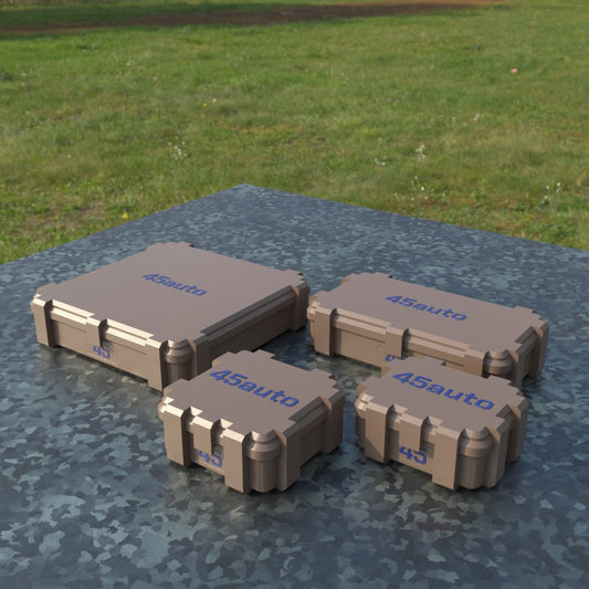 Filamelt Munitionsbox / Ammo Box .45 ACP – Patronenbox ‘Klappdeckel’ – 20 / 25 / 50 / 100 Runden