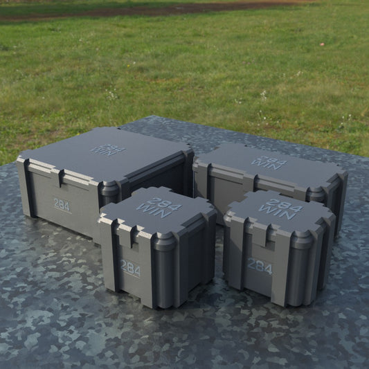 Filamelt Munitionsbox / Ammo Box .284 WIN – Patronenbox ‘Klappdeckel’ – 20 / 25 / 50 / 100 Runden