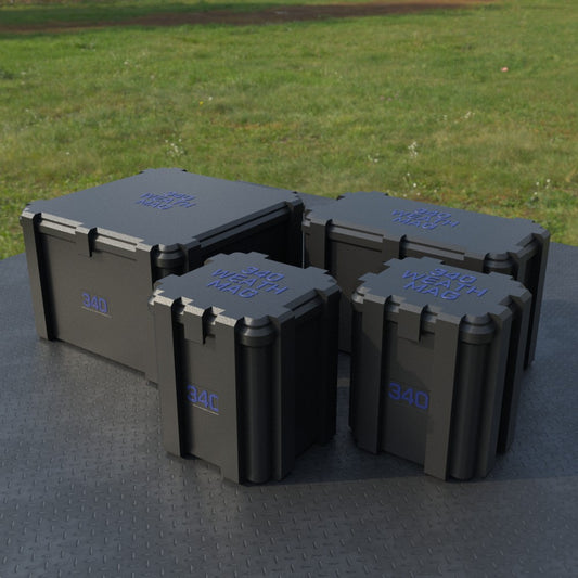 Filamelt Munitionsbox / Ammo Box .340 Weatherby Magnum – Patronenbox ‘Klappdeckel’ – 20 / 25 / 50 / 100 Runden