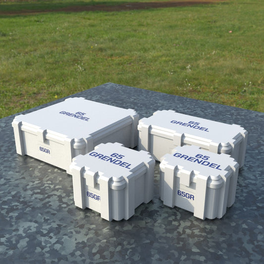 Filamelt Munitionsbox / Ammo Box 6.5mm Grendel – Patronenbox ‘Klappdeckel’ – 20 / 25 / 50 / 100 Runden