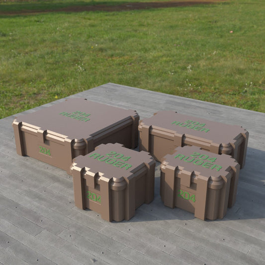 Filamelt Munitionsbox / .204 Ruger / ‘Klappdeckel’ / Patronenbox, Ammo Box - 3D-Druck aus dem Westerwald