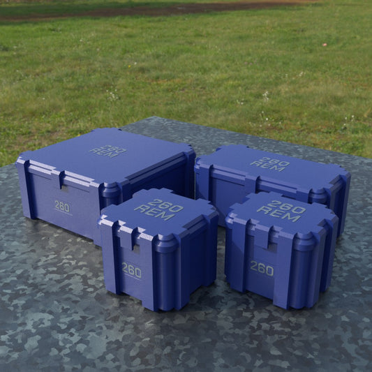 Filamelt Munitionsbox / .260 Remington / ‘Klappdeckel’ / Patronenbox, Ammo Box - 3D-Druck aus dem Westerwald