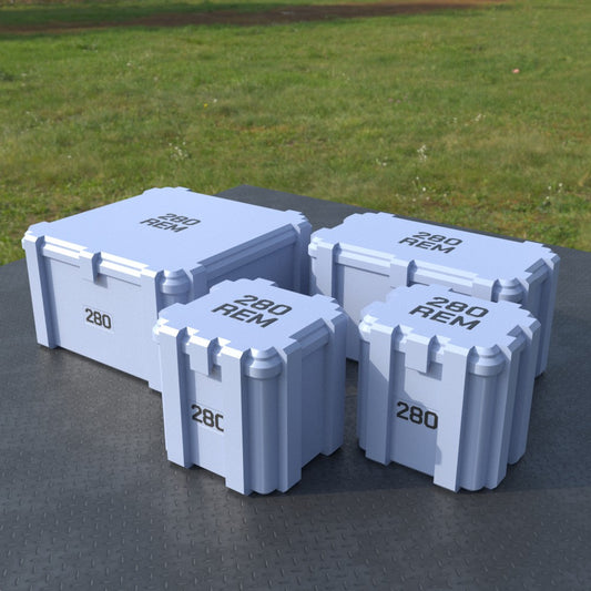 Filamelt Munitionsbox / .280 Remington / ‘Klappdeckel’ / Patronenbox, Ammo Box - 3D-Druck aus dem Westerwald