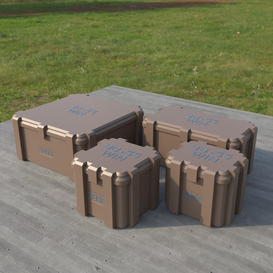 Filamelt Munitionsbox / .38-55 Winchester / ‘Klappdeckel’ / Patronenbox, Ammo Box - 3D-Druck aus dem Westerwald