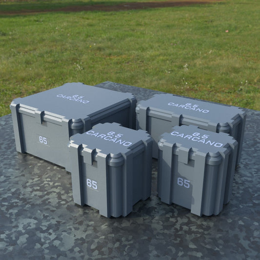 Filamelt Munitionsbox / 6.5mm Carcano / ‘Klappdeckel’ / Patronenbox, Ammo Box - 3D-Druck aus dem Westerwald