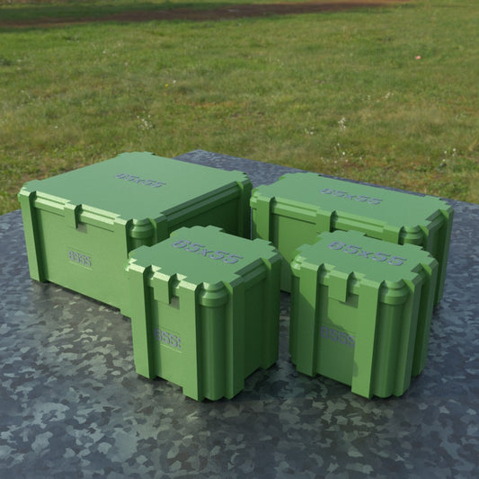 Filamelt Munitionsbox / 6.5x55 / ‘Klappdeckel’ / Patronenbox, Ammo Box - 3D-Druck aus dem Westerwald