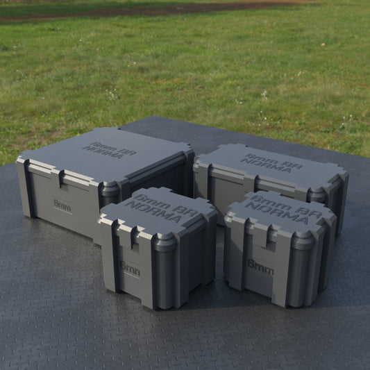 Filamelt Munitionsbox / 6mm BR Norma / ‘Klappdeckel’ / Patronenbox, Ammo Box - 3D-Druck aus dem Westerwald