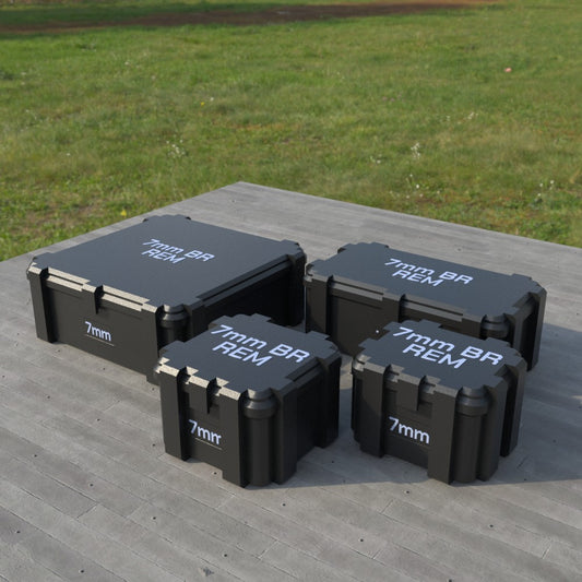 Filamelt Munitionsbox / 7mm BR Remington / ‘Klappdeckel’ / Patronenbox, Ammo Box - 3D-Druck aus dem Westerwald