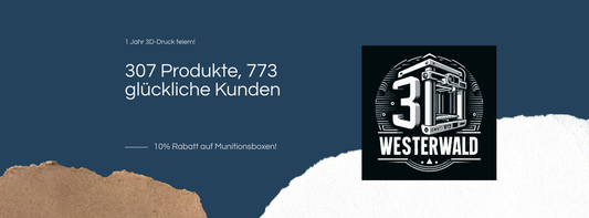 🎉 1 Jahr 3D-Druck aus dem Westerwald – Danke für 12 starke Monate!