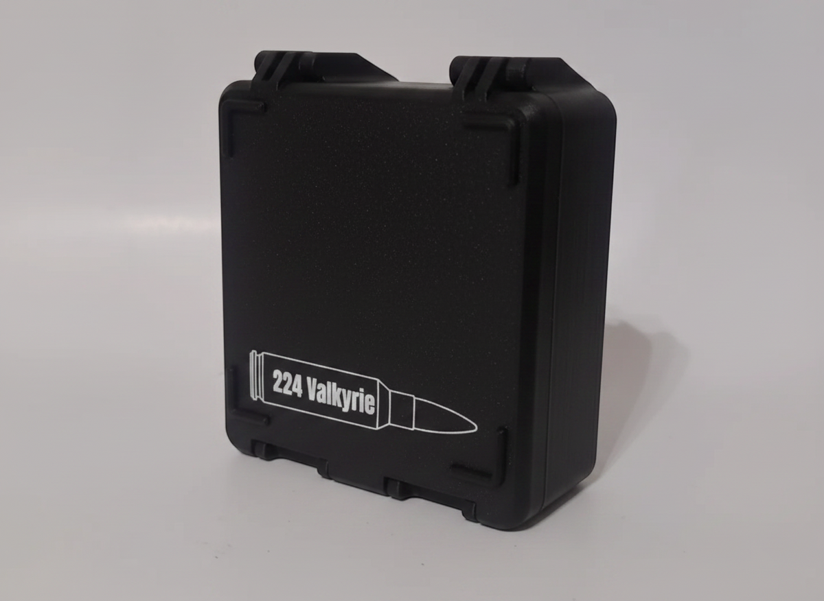 Filamelt Munitionsbox / 224 Valkyrie / 'Klappdeckel' / Patronenbox, Ammo Box - 3D-Druck aus dem Westerwald