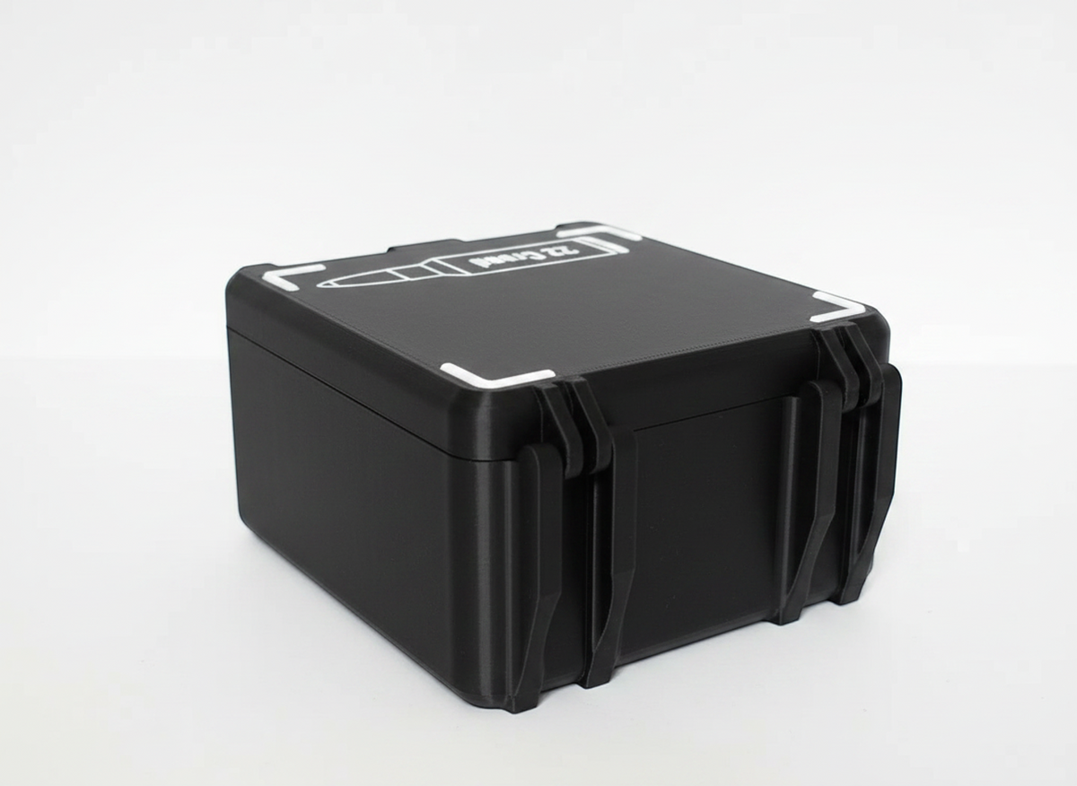 Filamelt Munitionsbox / 22 Creedmoor / 'Klappdeckel' / Patronenbox, Ammo Box - 3D-Druck aus dem Westerwald
