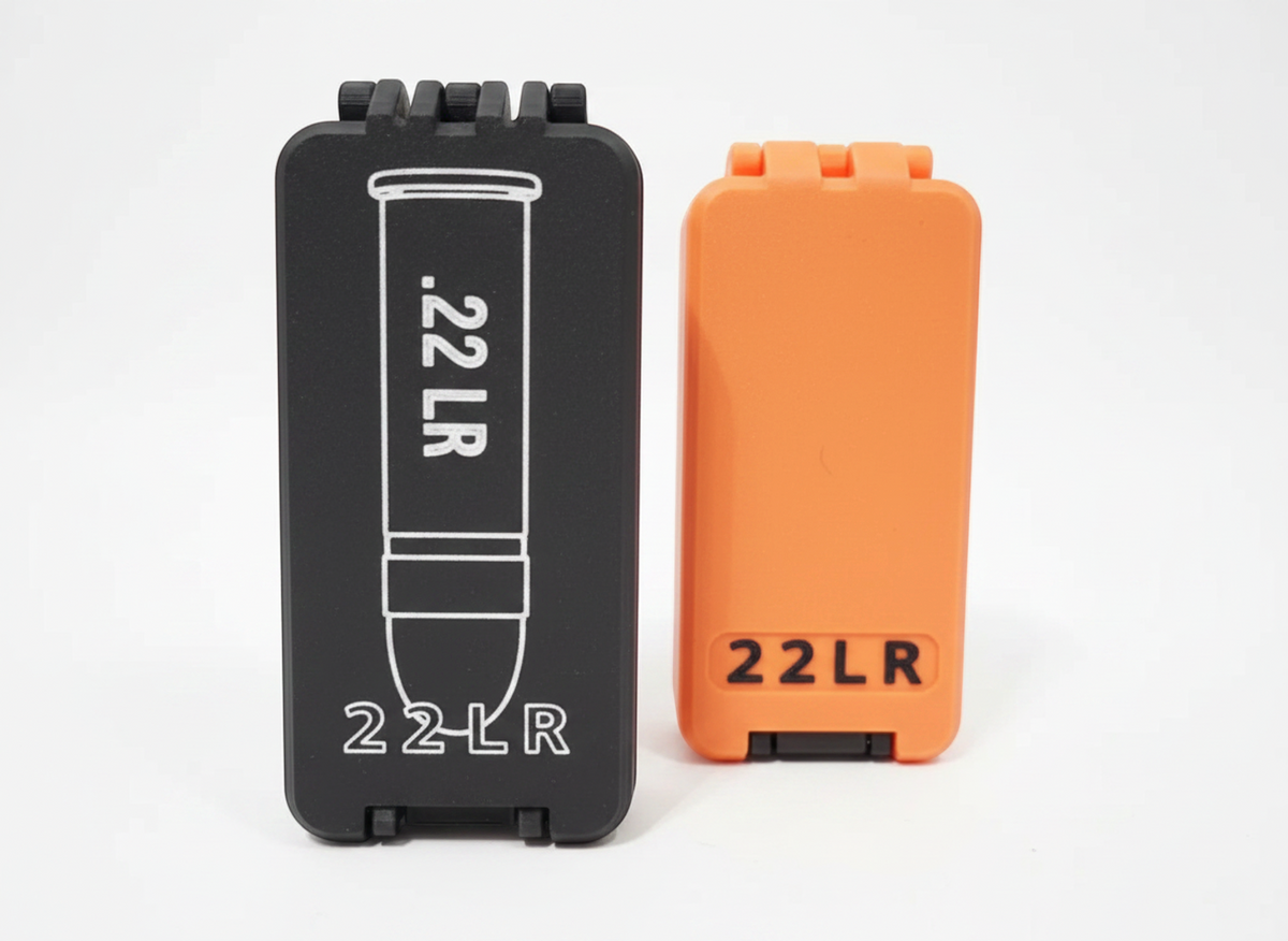Filamelt Munitionsbox / 22 LR - .22 LFB / 'Klappdeckel' / Patronenbox, Ammo Box - 3D-Druck aus dem Westerwald