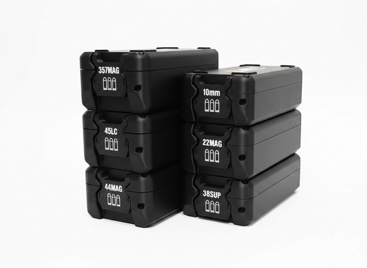 Filamelt Munitionsbox / 22 WMR / 'Klappdeckel' / Patronenbox, Ammo Box - 3D-Druck aus dem Westerwald