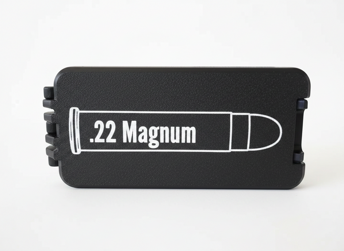 Filamelt Munitionsbox / 22 WMR / 'Klappdeckel' / Patronenbox, Ammo Box - 3D-Druck aus dem Westerwald