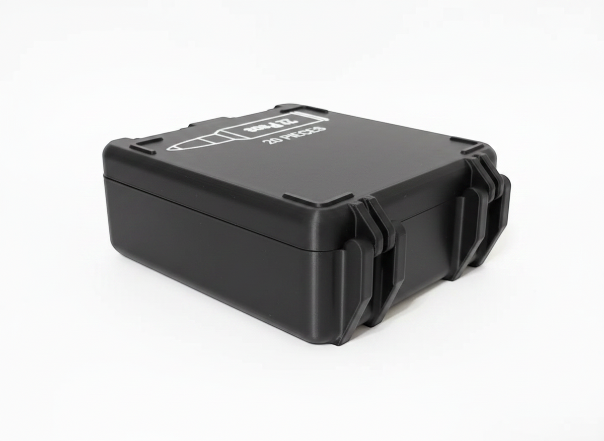 Filamelt Munitionsbox / 22 Picra / 'Klappdeckel' / Patronenbox, Ammo Box - 3D-Druck aus dem Westerwald