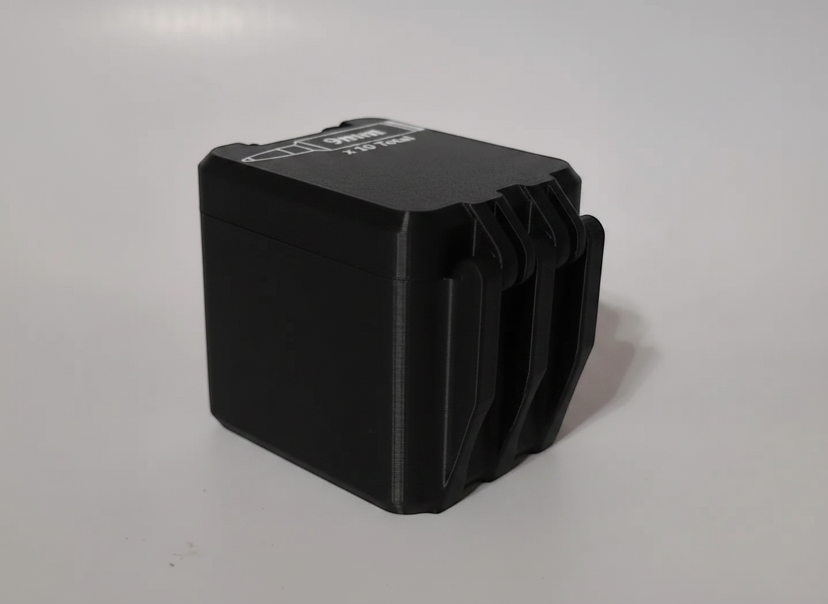 Filamelt Munitionsbox / 25 Creedmoor / 'Klappdeckel' / Patronenbox, Ammo Box - 3D-Druck aus dem Westerwald