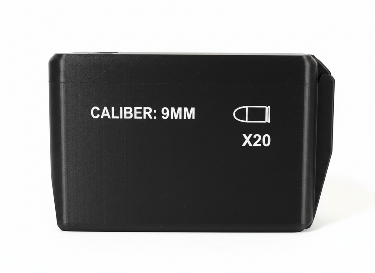 Filamelt Munitionsbox / 270 Winchester / 'Klappdeckel' / Patronenbox, Ammo Box - 3D-Druck aus dem Westerwald