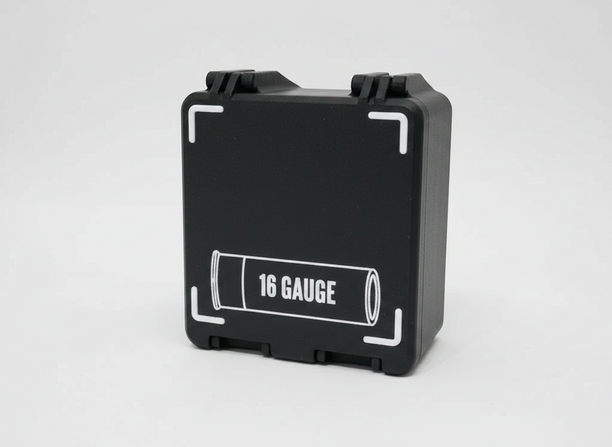 Filamelt Munitionsbox / 28 Gauge / 'Klappdeckel' / Patronenbox, Ammo Box - 3D-Druck aus dem Westerwald