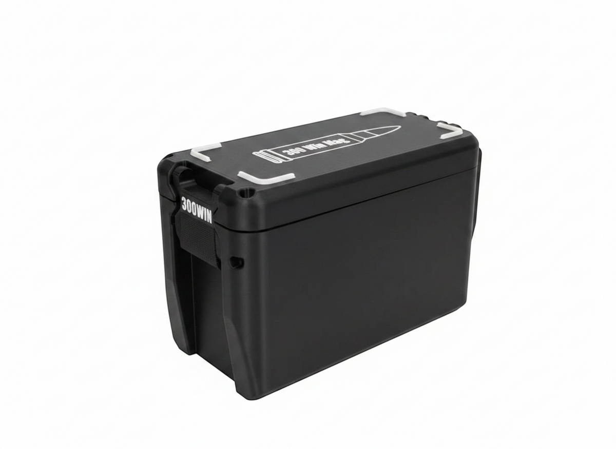 Filamelt Munitionsbox / 300 Winchester Magnum / 'Klappdeckel' / Patronenbox, Ammo Box - 3D-Druck aus dem Westerwald