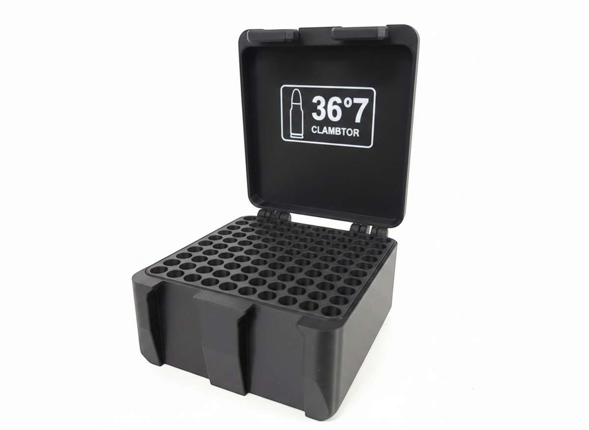 Filamelt Munitionsbox / 30-30 Winchester / 'Klappdeckel' / Patronenbox, Ammo Box - 3D-Druck aus dem Westerwald