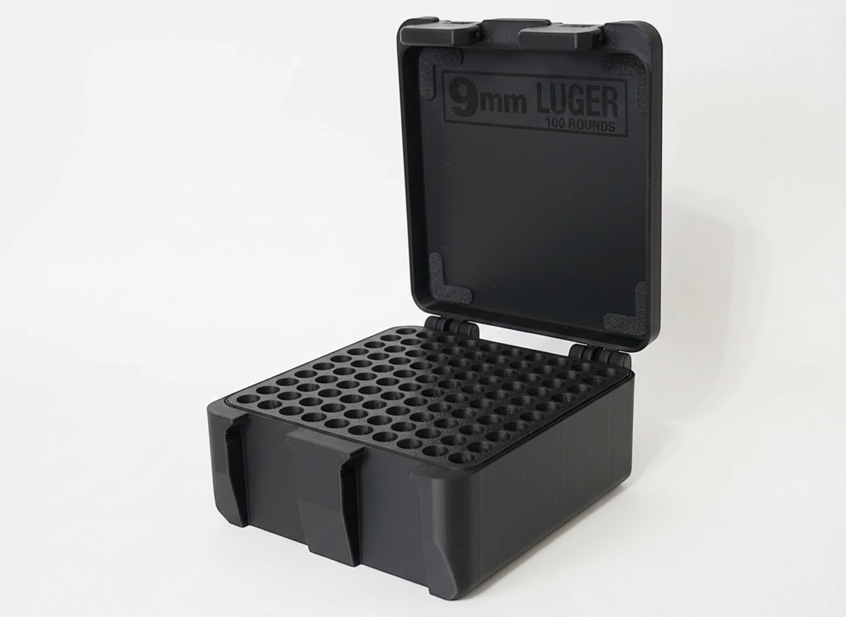 Filamelt Munitionsbox / 350 Legend / 'Klappdeckel' / Patronenbox, Ammo Box - 3D-Druck aus dem Westerwald