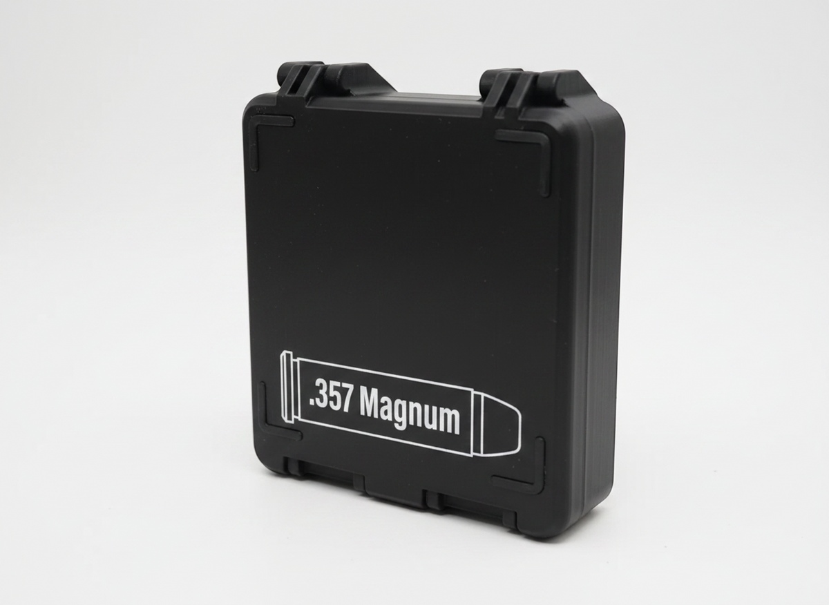 Filamelt Munitionsbox / 357 Magnum / 'Klappdeckel' / Patronenbox, Ammo Box - 3D-Druck aus dem Westerwald