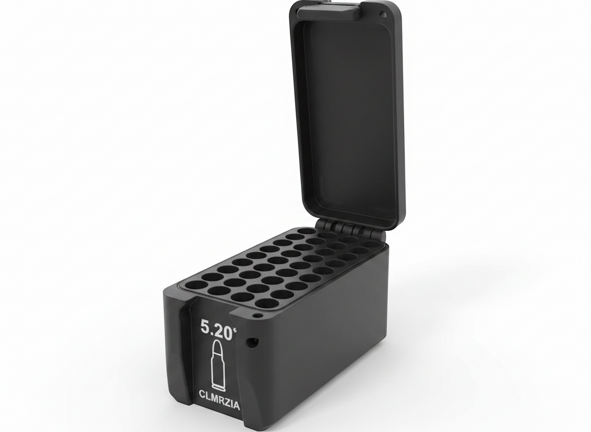 Filamelt Munitionsbox / 35 Whelen / 'Klappdeckel' / Patronenbox, Ammo Box - 3D-Druck aus dem Westerwald