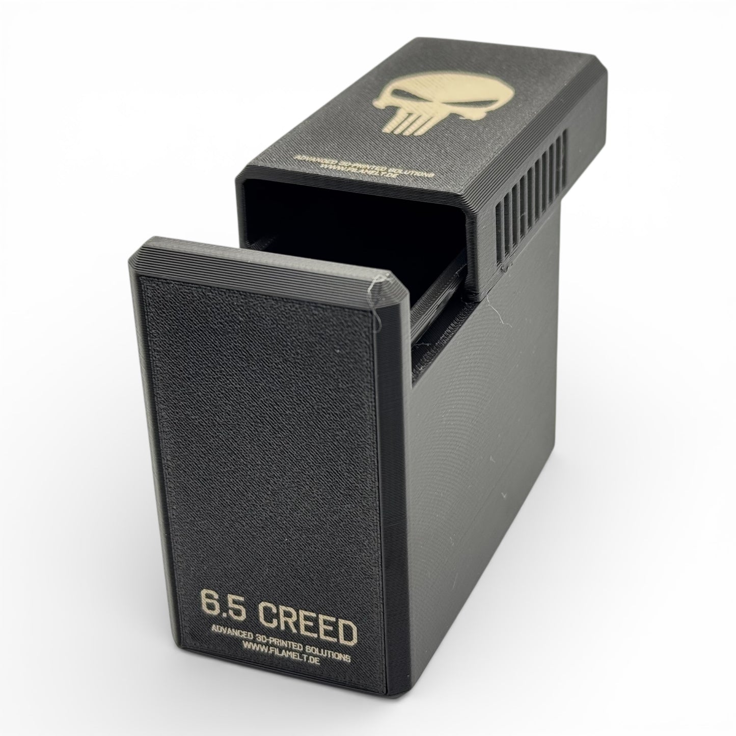 Filamelt Munitionsbox / Ammo Box 6.5 Creedmoor – Patronenbox ‘Schiebedeckel’ – 10 / 20 / 25 / 50 Runden