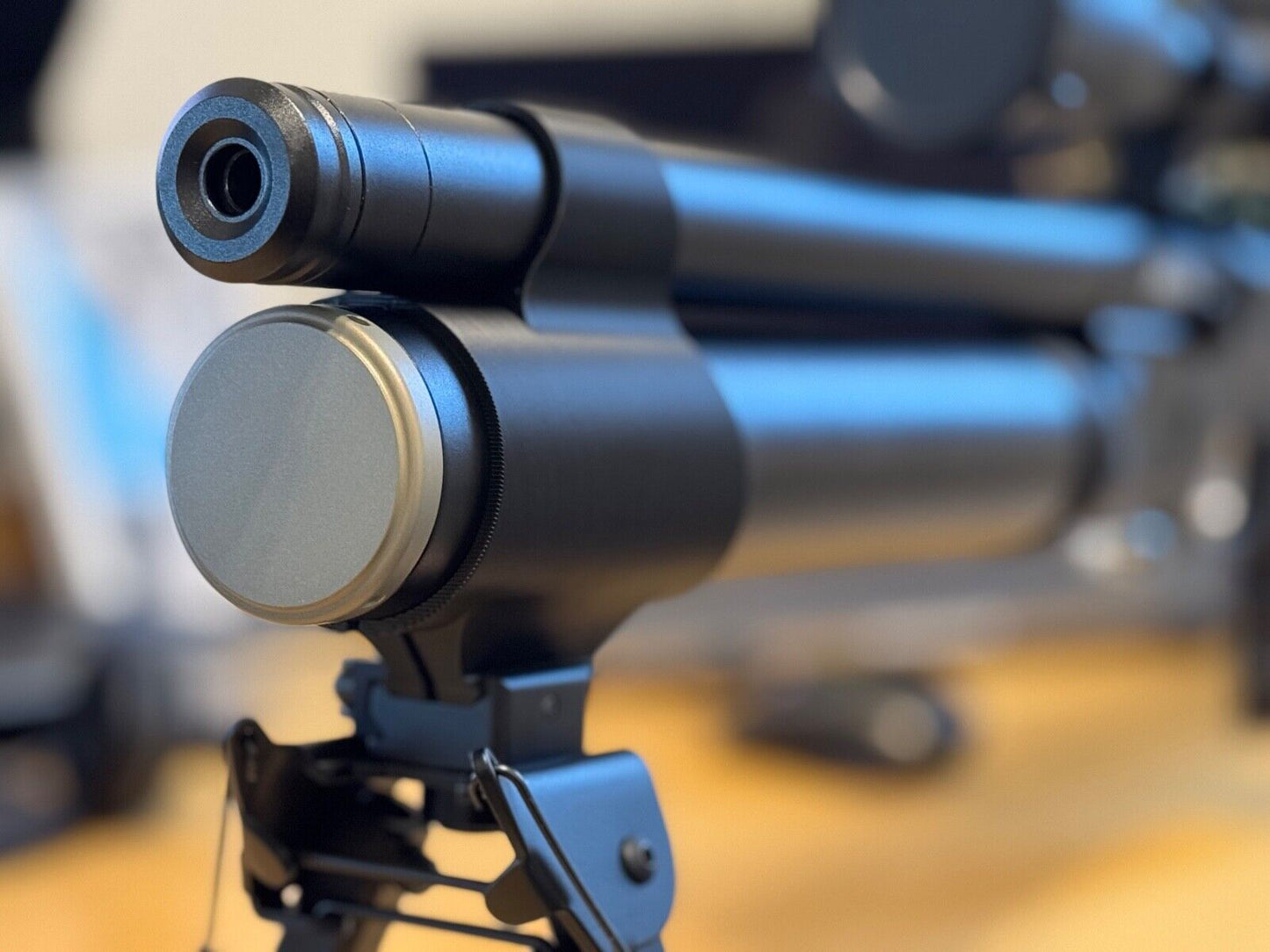 AEA HP Max MKII & BinTac T9 Bottle Clamp - Model 1 "laufumfassend" (Bipod Mount, Zweibein, Zweibeinmontage)