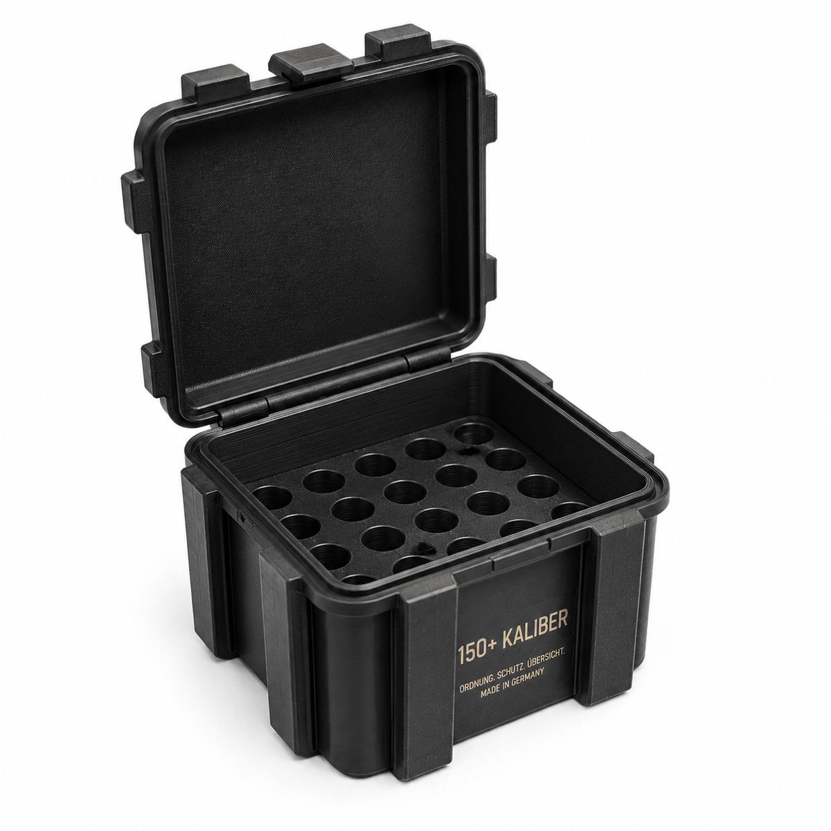 Filamelt Munitionsbox / .50 BMG / ‘Klappdeckel’  / Patronenbox, Ammo Box
