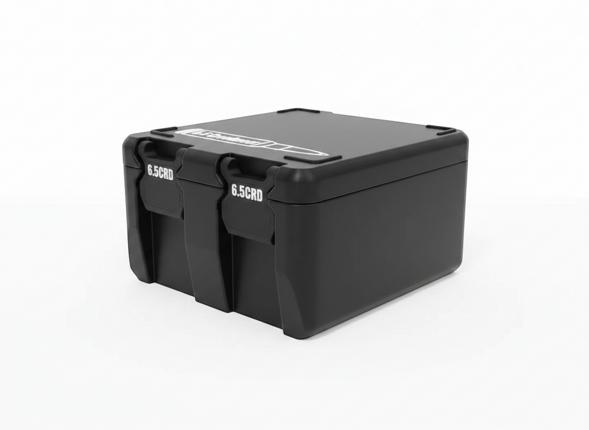 Filamelt Munitionsbox / 6.5 Creedmoor / 'Klappdeckel' / Patronenbox, Ammo Box - 3D-Druck aus dem Westerwald