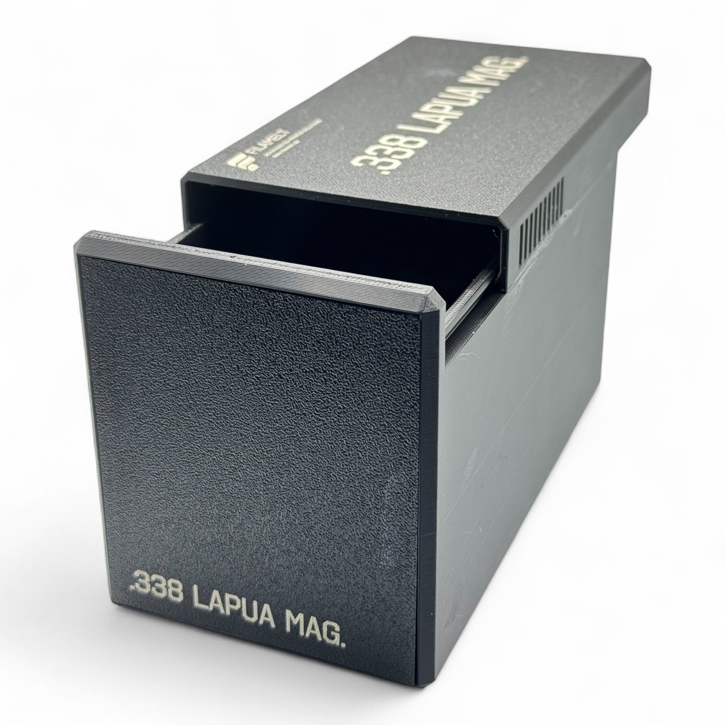 Filamelt Munitionsbox / Ammo Box .338 Lapua Magnum – Patronenbox ‘Schiebedeckel’ – 10 / 20 / 25 / 50 Runden