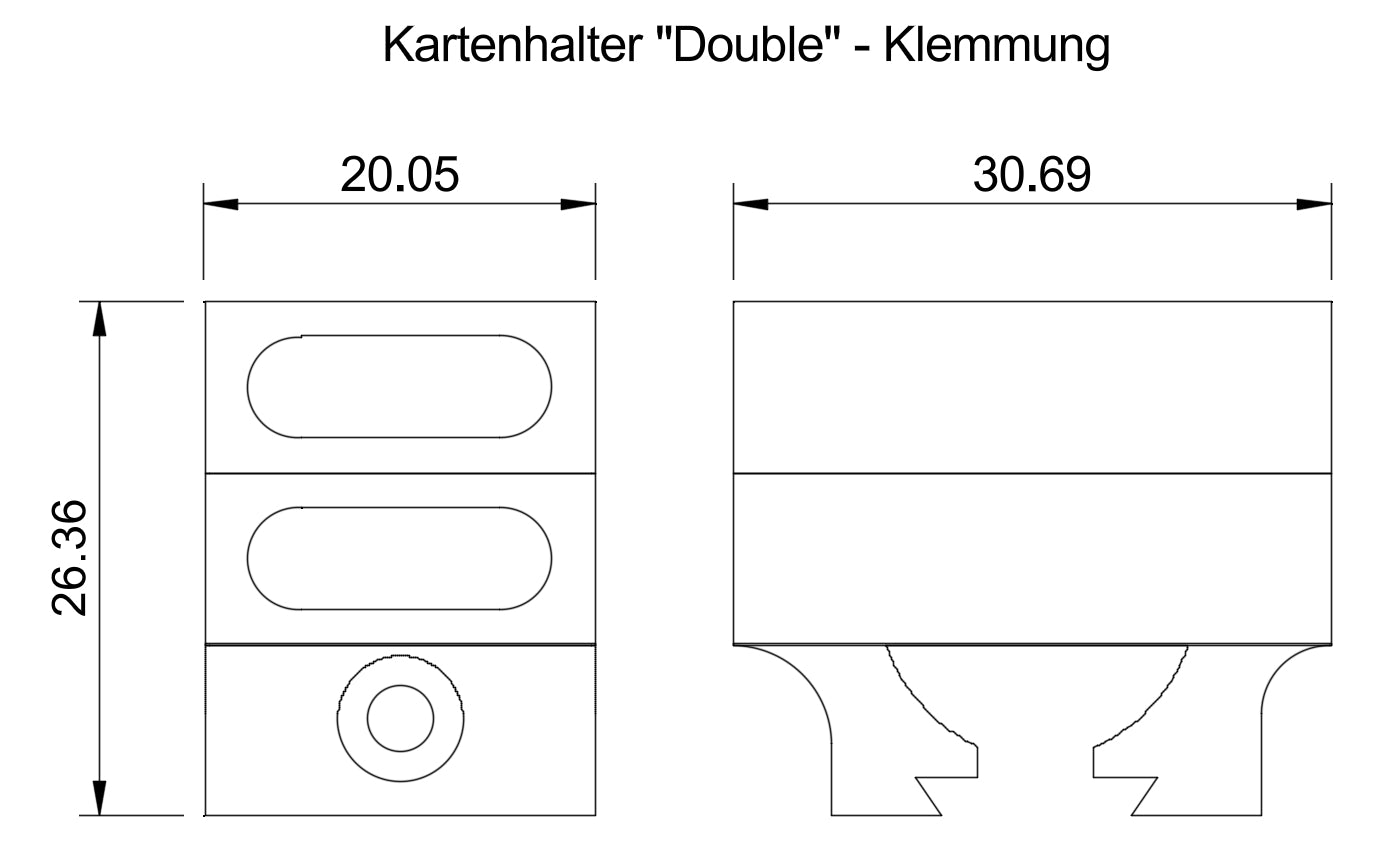 AEA HP Max MK2 - Kartenhalter / Begrenzungskartenhalter / Card-Holder / Bintac T9 - 3D-Druck aus dem Westerwald