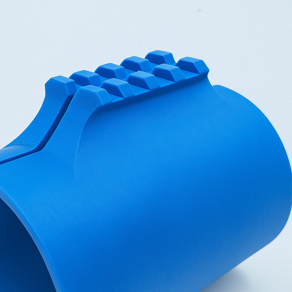 AEA HP Max (MKII) Bottle Clamp - Model 02 "minimalistisch" (Bipod Mount, Zweibein, Zweibeinmontage, BinTac T9) - 3D-Druck aus dem Westerwald