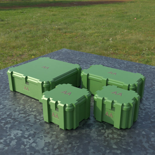 Filamelt AA Batteriebox "Klappdeckel" – für 20 / 25 / 50 / 100 Batterien