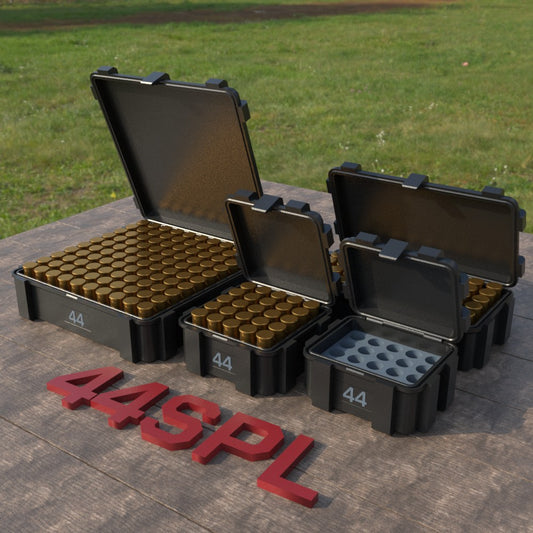 Filamelt Munitionsbox / Ammo Box .44 Special – Patronenbox ‘Klappdeckel’ – 20 / 25 / 50 / 100 Runden