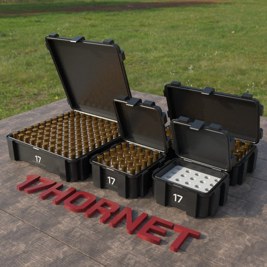 Filamelt Munitionsbox / Ammo Box .17 Hornet – Patronenbox ‘Klappdeckel’ – 20 / 25 / 50 / 100 Runden