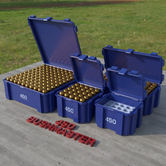 Filamelt Munitionsbox / Ammo Box .450 Bushmaster – Patronenbox ‘Klappdeckel’ – 20 / 25 / 50 / 100 Runden
