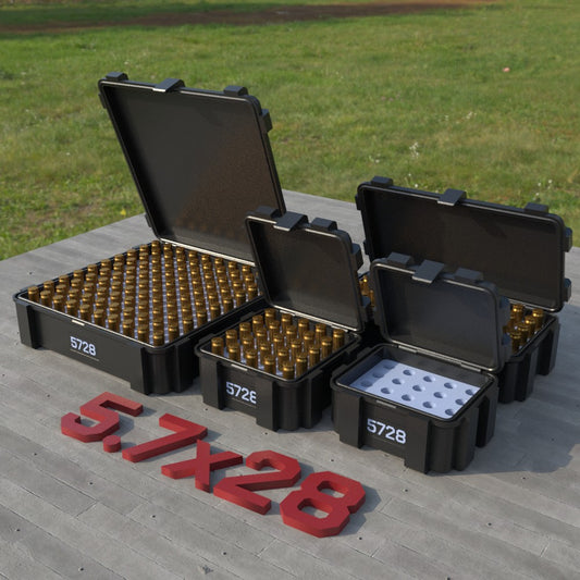 Filamelt Munitionsbox / Ammo Box 5.7x28 – Patronenbox ‘Klappdeckel’ – 20 / 25 / 50 / 100 Runden