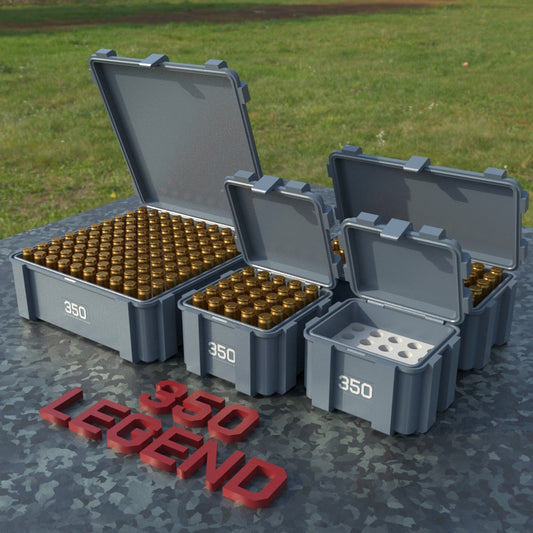 Filamelt Munitionsbox / Ammo Box .350 Legend – Patronenbox ‘Klappdeckel’ – 20 / 25 / 50 / 100 Runden