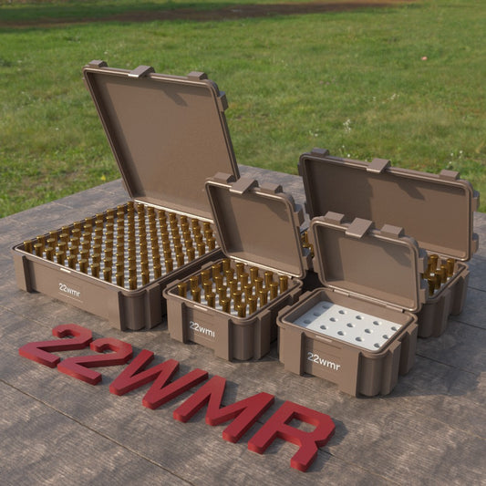 Filamelt Munitionsbox / Ammo Box .22 WMR – Patronenbox ‘Klappdeckel’ – 20 / 25 / 50 / 100 Runden