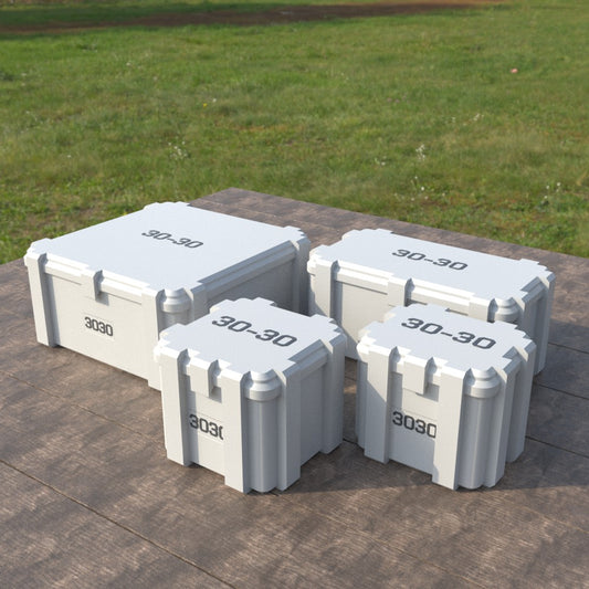 Filamelt Munitionsbox / Ammo Box .30-30 WIN – Patronenbox ‘Klappdeckel’ – 20 / 25 / 50 / 100 Runden