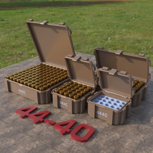 Filamelt Munitionsbox / Ammo Box .44-40 Winchester – Patronenbox ‘Klappdeckel’ – 20 / 25 / 50 / 100 Runden