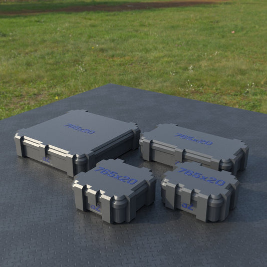 Filamelt Munitionsbox / Ammo Box 7.65mm / .32 French Long – Patronenbox ‘Klappdeckel’ – 20 / 25 / 50 / 100 Runden