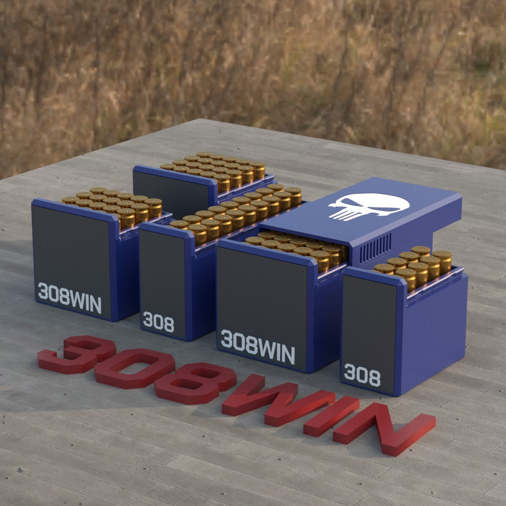 Filamelt Munitionsbox / Ammo Box .308 Winchester – Patronenbox ‘Schiebedeckel’ – 10 / 20 / 25 / 50 Runden