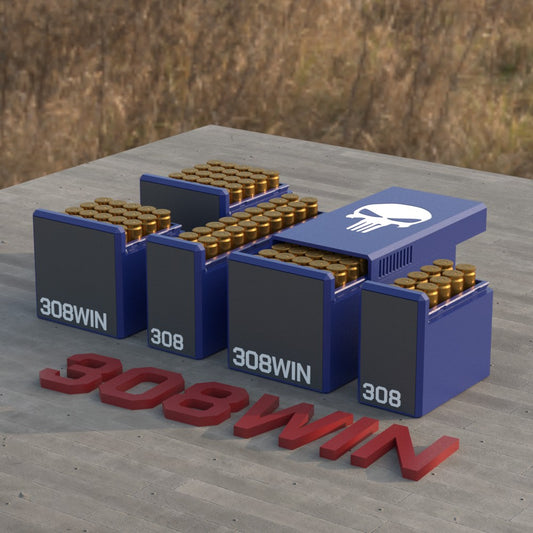 Filamelt Munitionsbox / Ammo Box .308 Winchester – Patronenbox ‘Schiebedeckel’ – 10 / 20 / 25 / 50 Runden